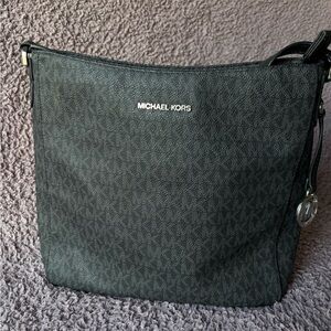 Michael Kors Black Interior with silver   MK Charm